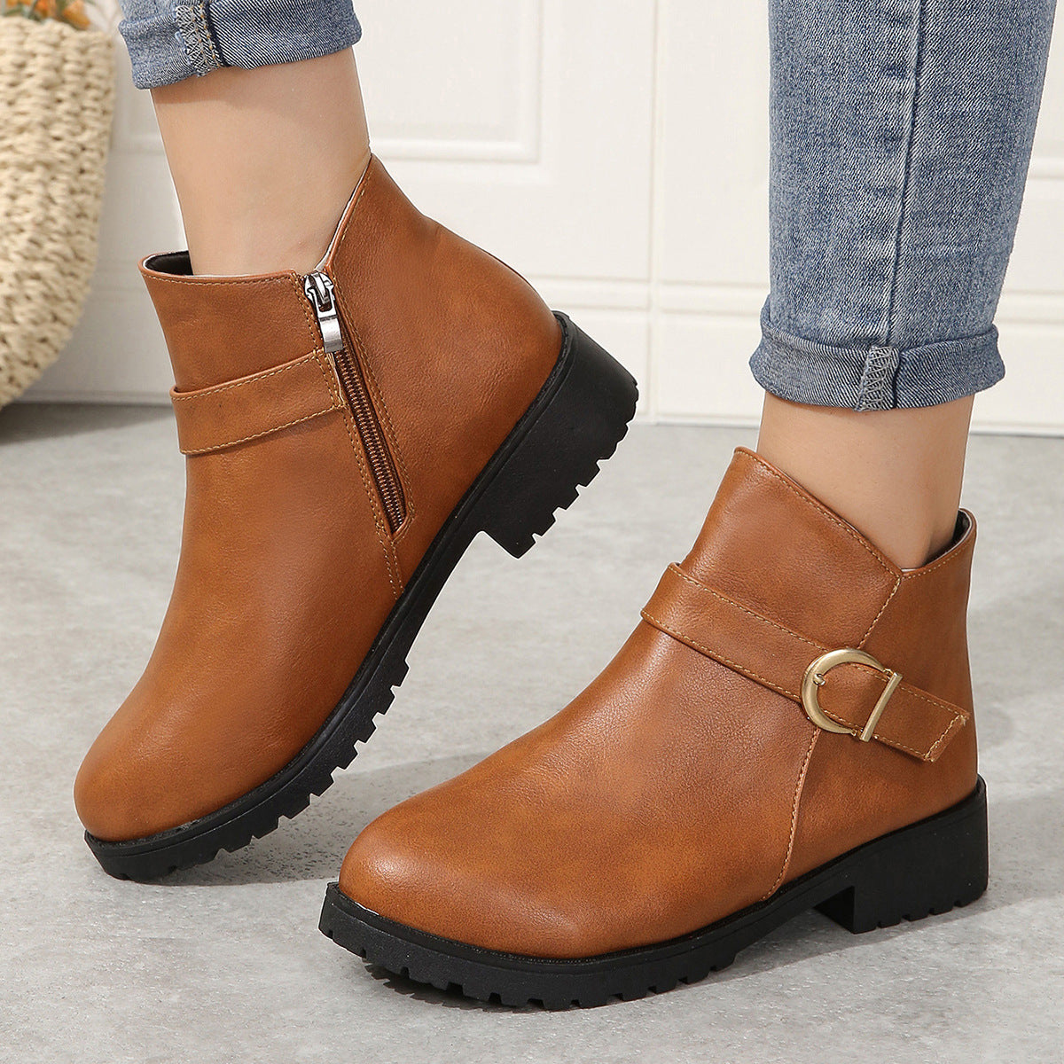 Classic Orthopedic Boots with Timeless Style