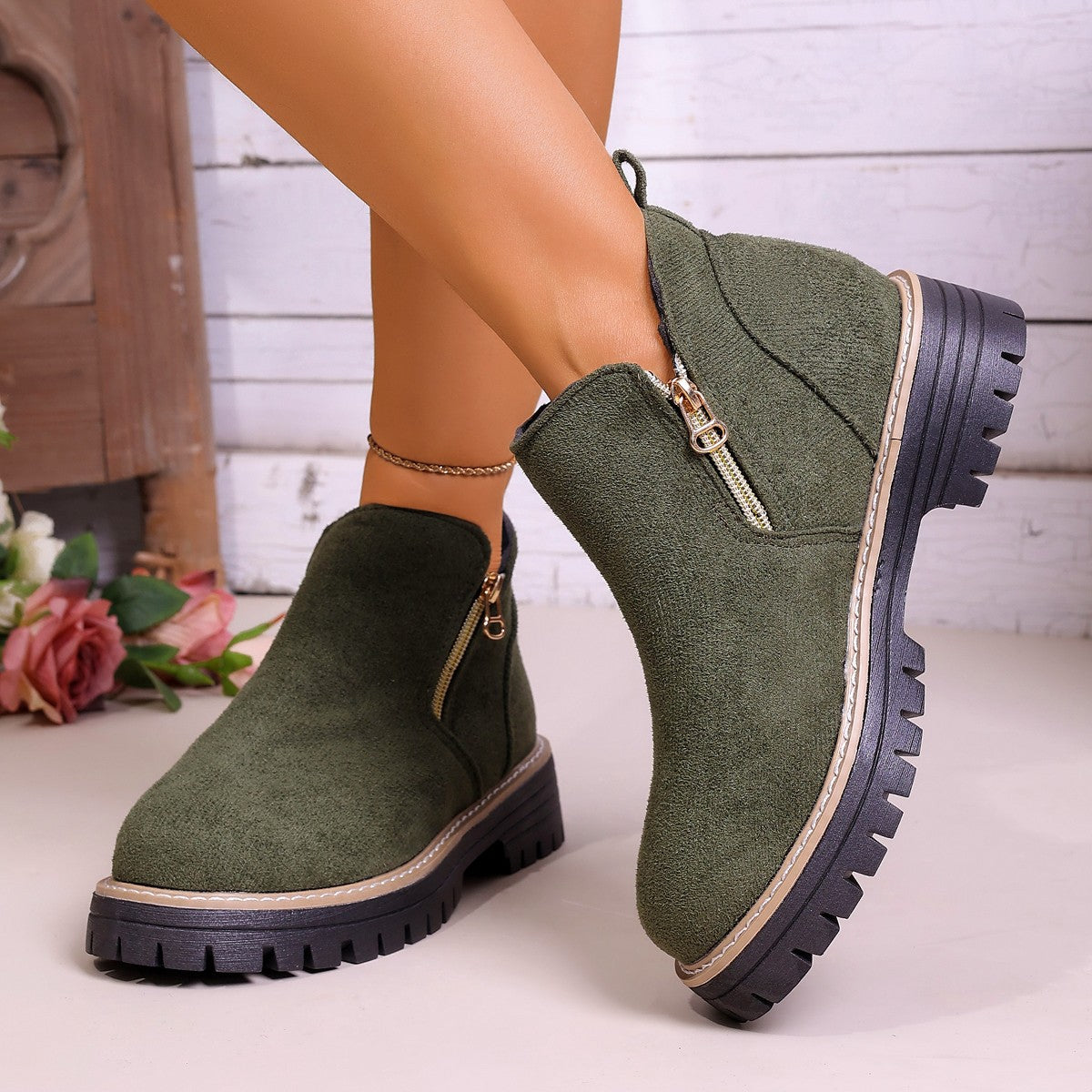 Classic Orthopedic Boots with Timeless Style