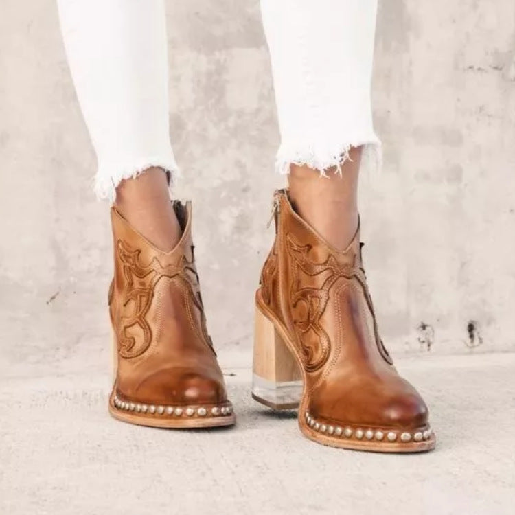 Chic Orthopedic Boots with Unique Design