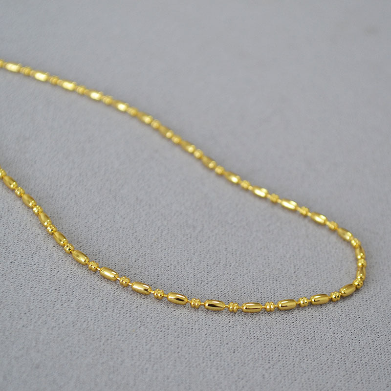 Vintage Handmade Gold Necklace