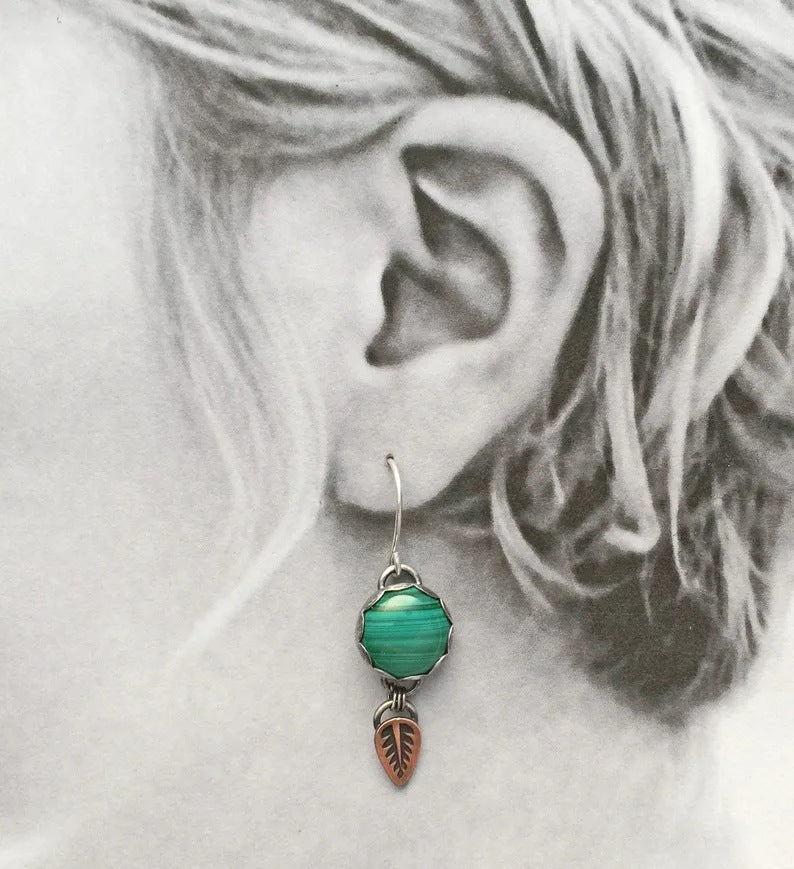 Vintage Handmade Silver Earring
