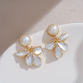 Delicate Artisan Pearl Earring