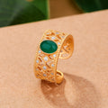 Delicate Artisan Gold Ring