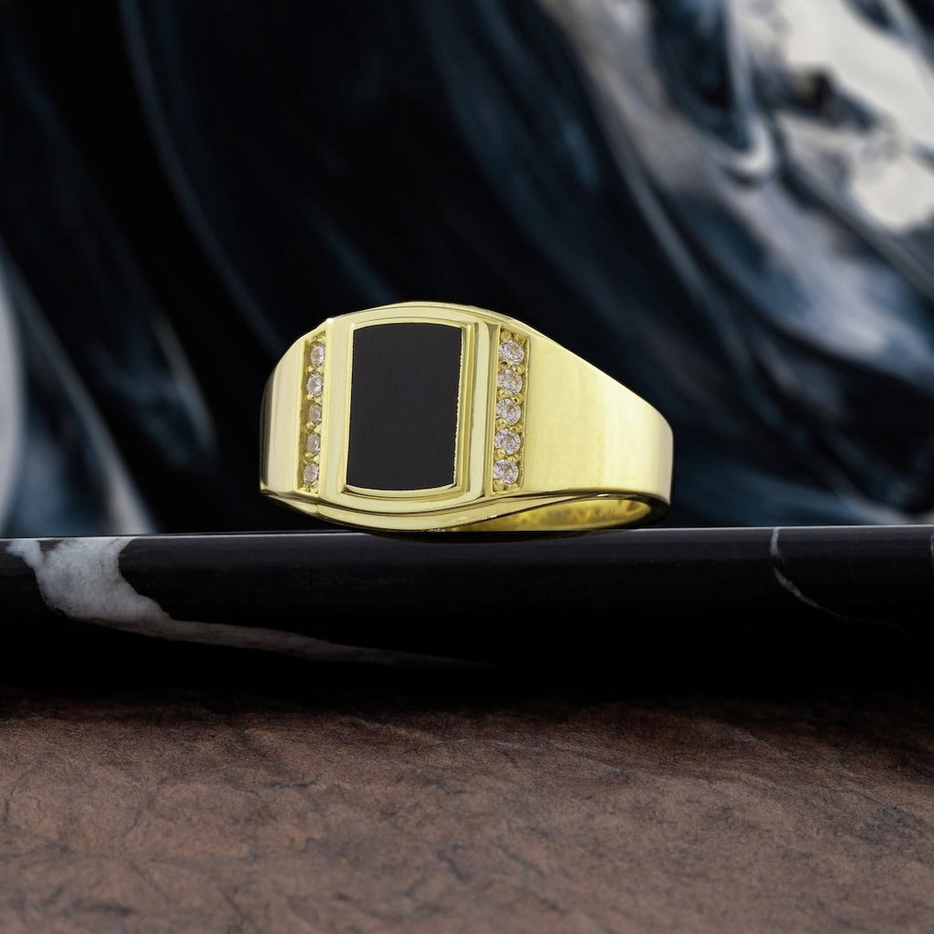 Delicate Artisan Gold Ring