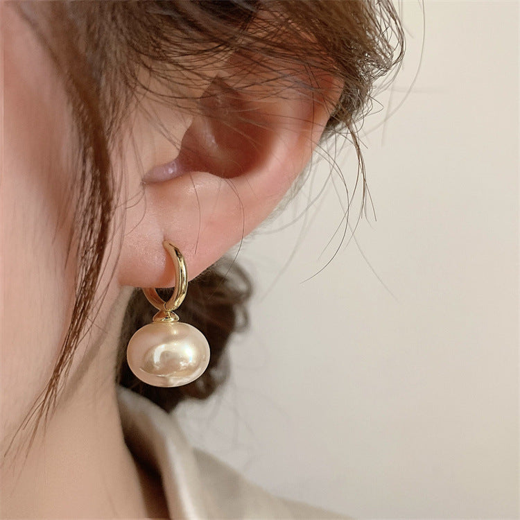 Delicate Artisan Pearl Earring