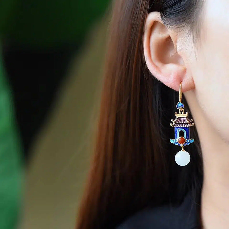 Delicate Artisan Silver Earring