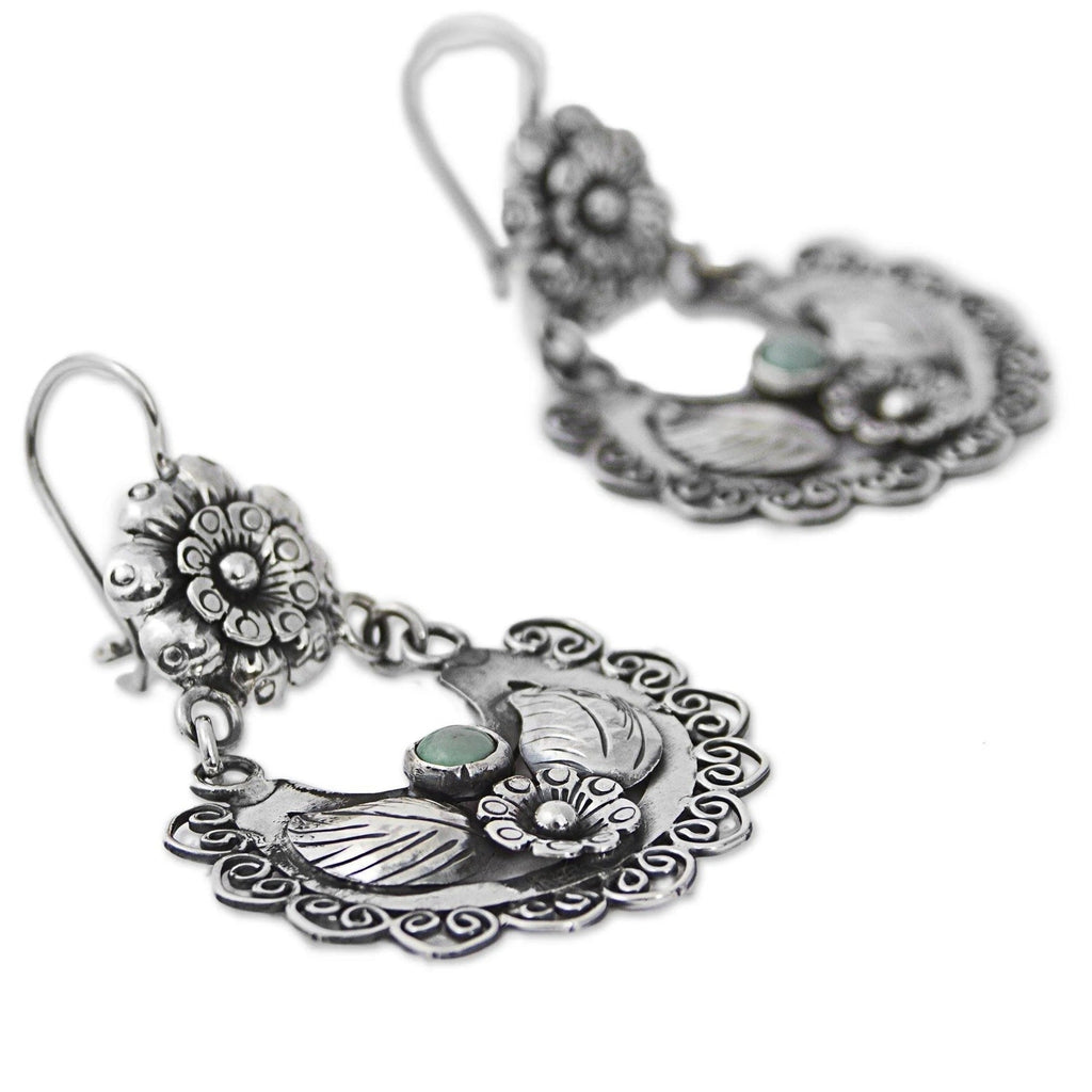 Delicate Artisan Silver Earring