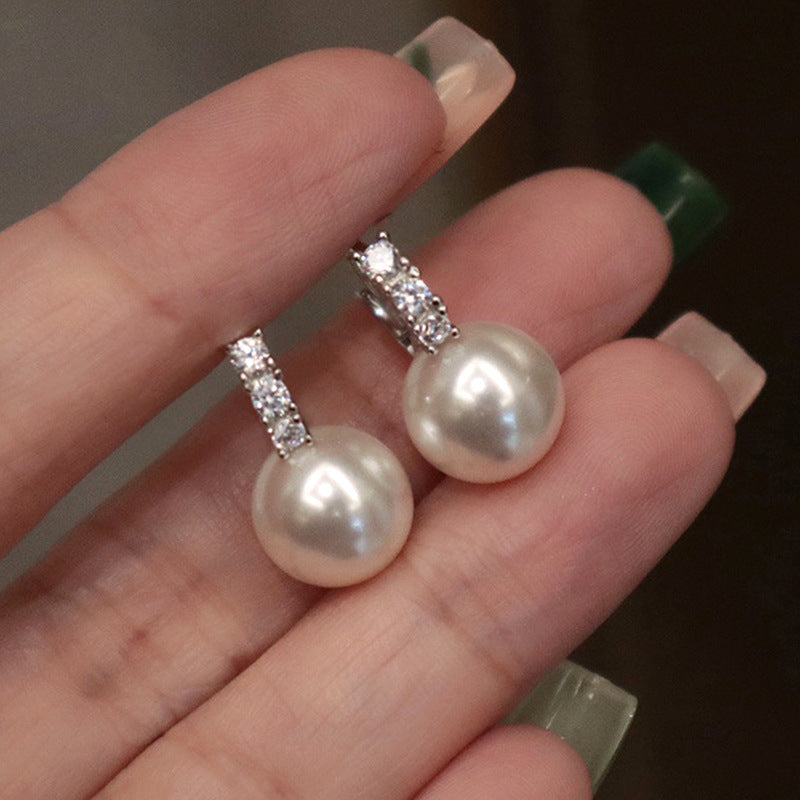 Delicate Artisan Pearl Earring