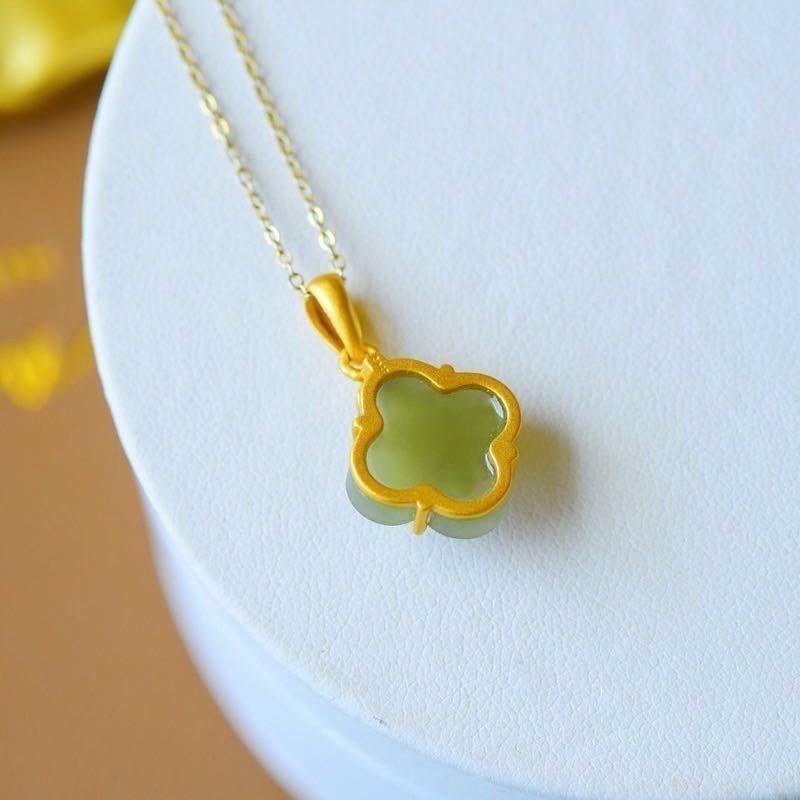 Delicate Artisan Gold Pendant