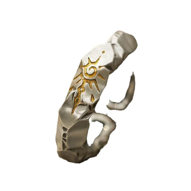 Delicate Artisan Gold Ring