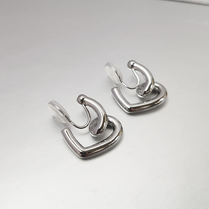 Vintage Handmade Silver Earring