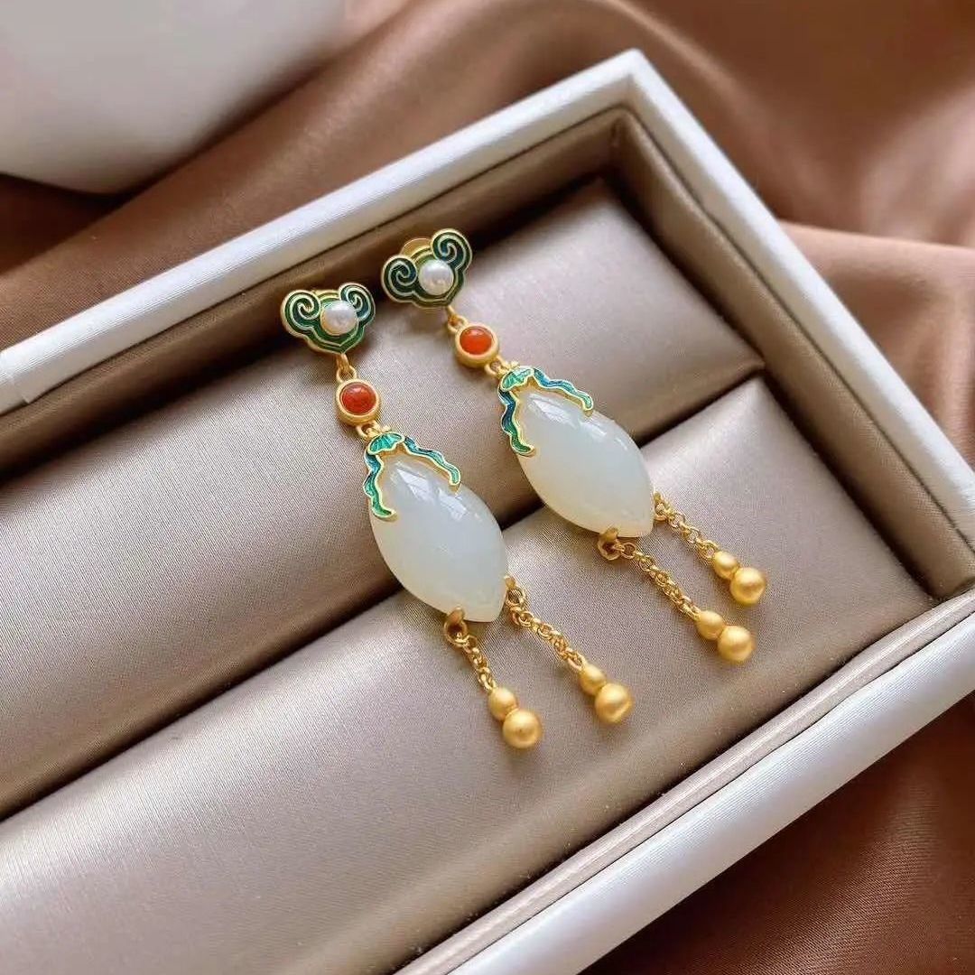 Delicate Artisan Pearl Earring