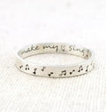 Delicate Artisan Silver Ring