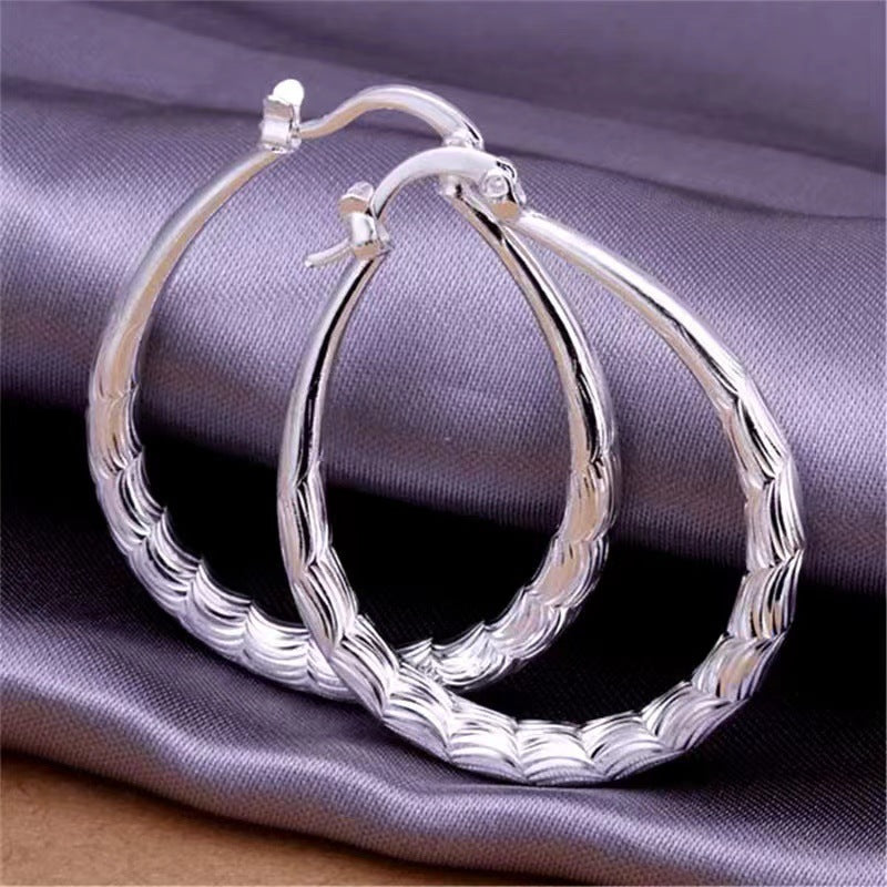 Delicate Artisan Silver Earring
