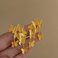 Delicate Artisan Gold Earring