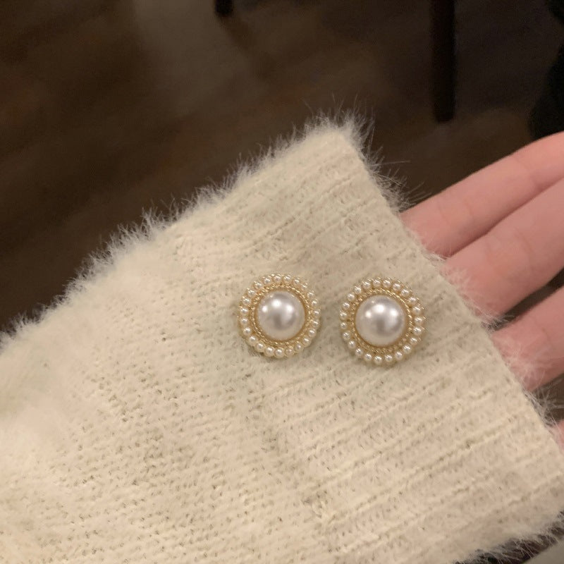 Delicate Artisan Pearl Earring