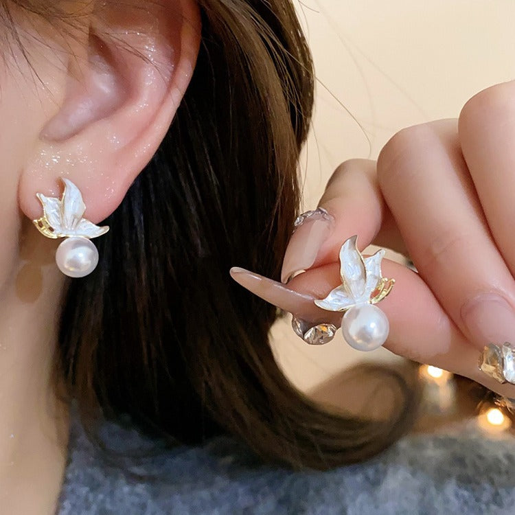 Vintage Handmade Pearl Earring