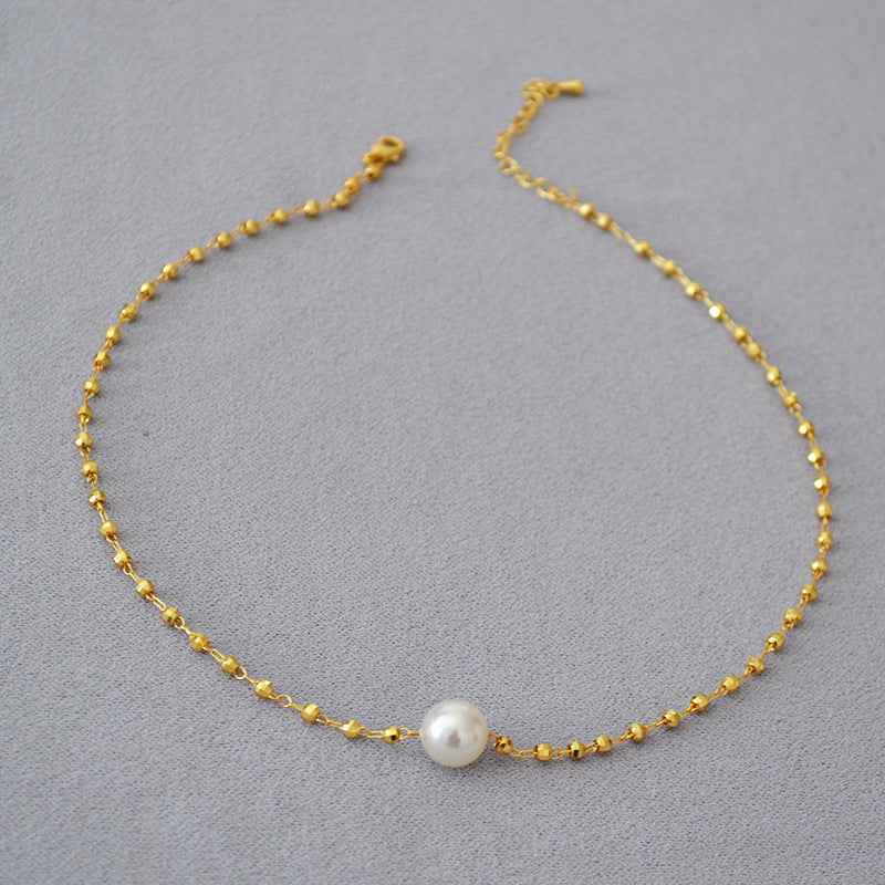 Vintage Handmade Gold Necklace