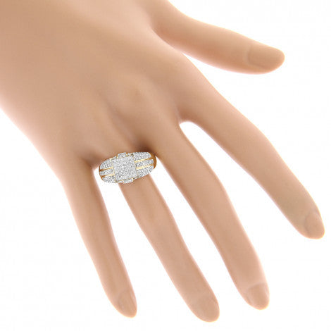 Delicate Artisan Gold Ring