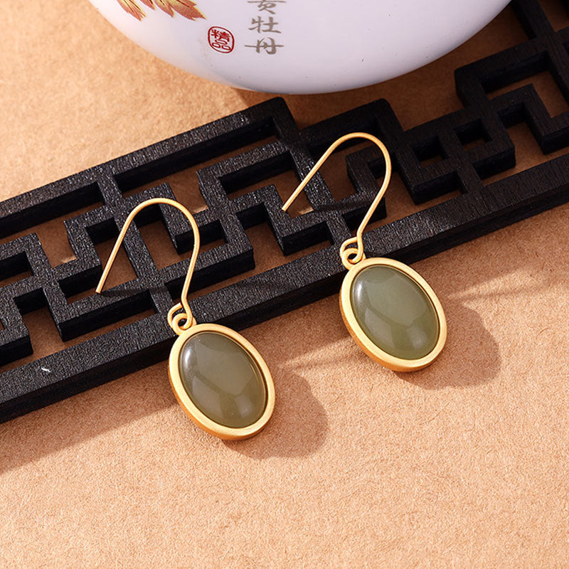 Vintage Handmade Gold Earring