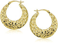 Delicate Artisan Gold Earring