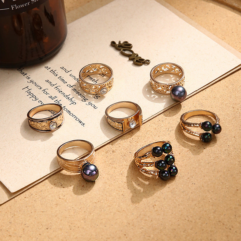 Delicate Artisan Pearl Ring