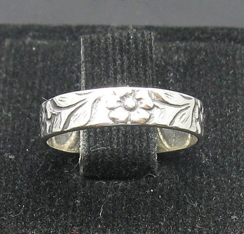Delicate Artisan Silver Ring
