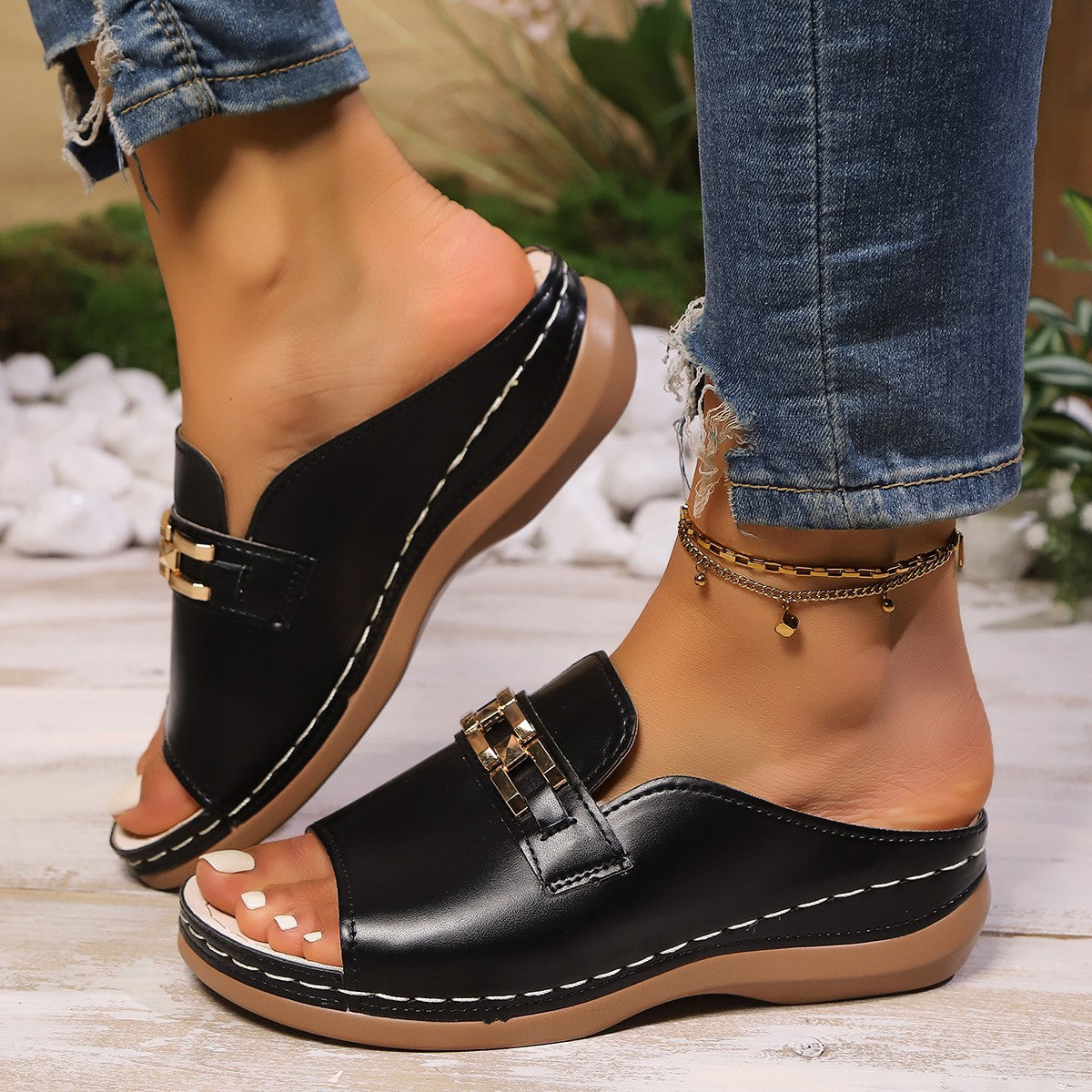 Classic Orthopedic Sandals with Timeless Style