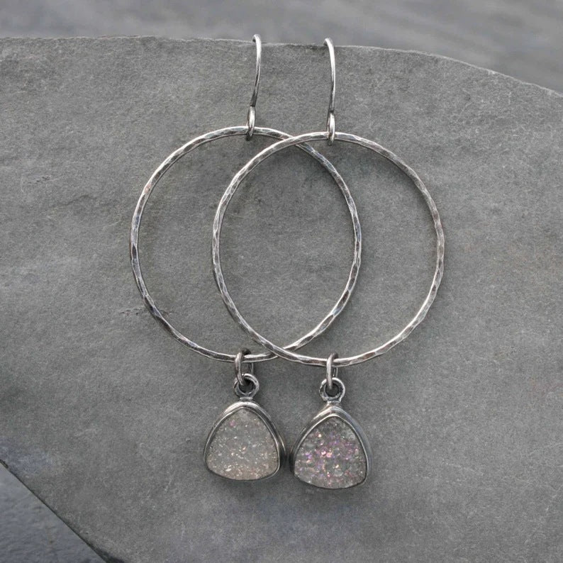 Delicate Artisan Silver Earring