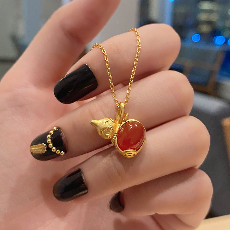 Delicate Artisan Gold Necklace