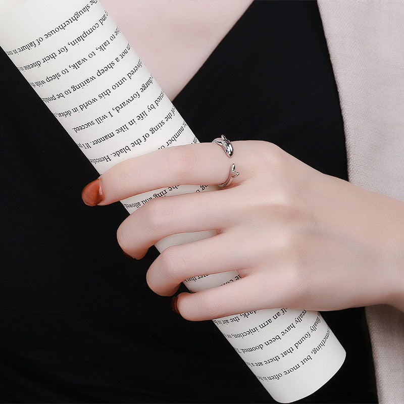 Delicate Artisan Silver Ring