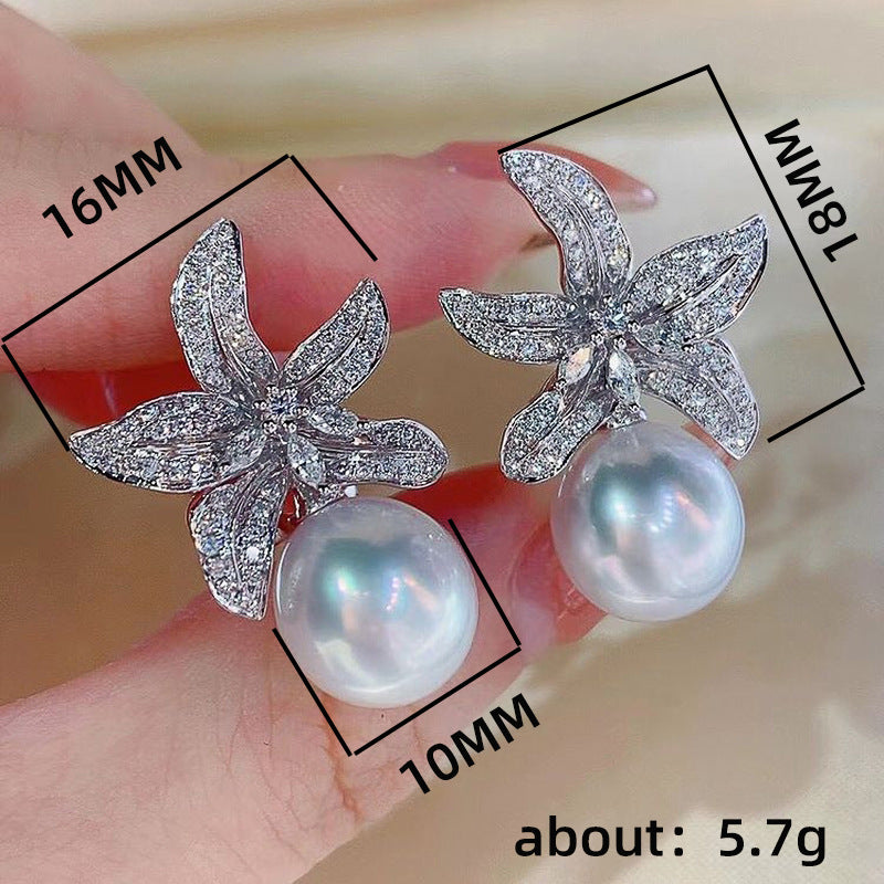 Delicate Artisan Pearl Earring