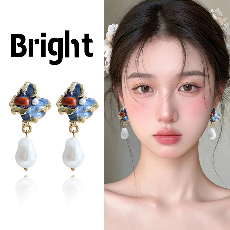 Vintage Handmade Pearl Earring