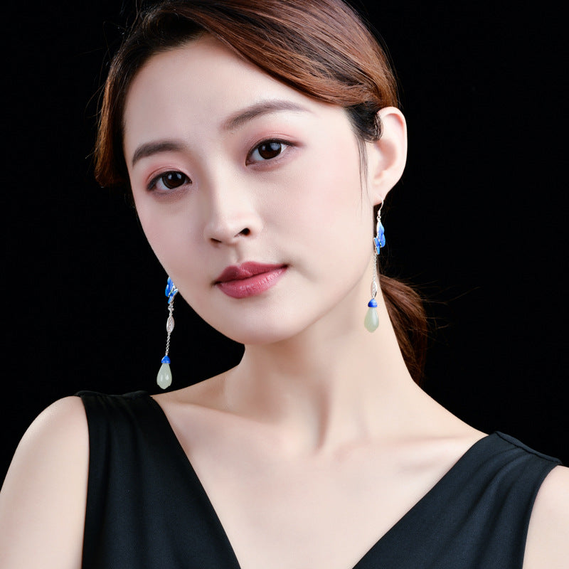 Delicate Artisan Silver Earring