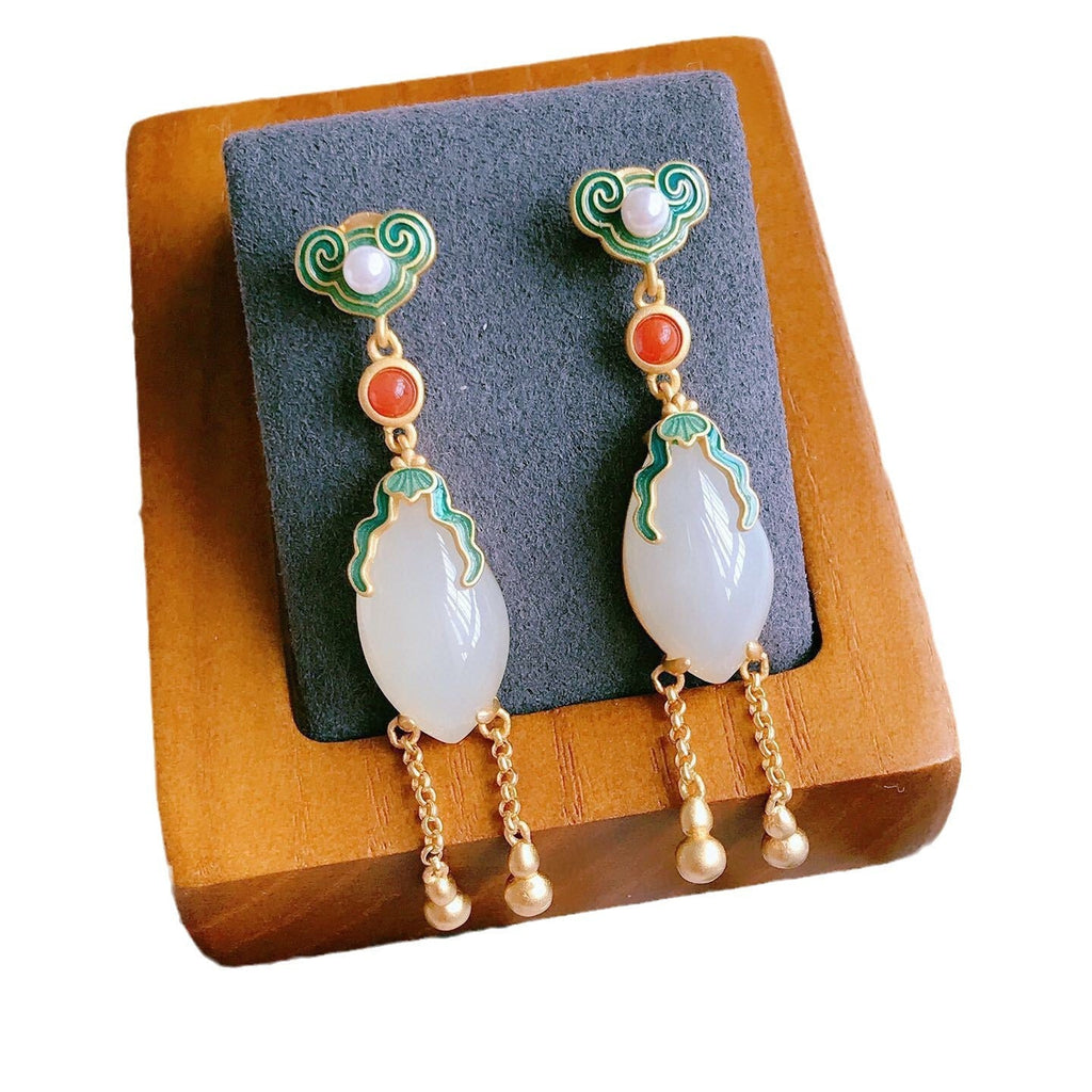 Delicate Artisan Pearl Earring