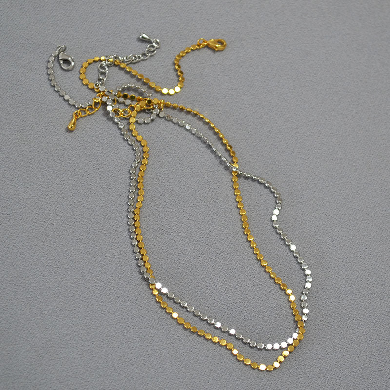 Vintage Handmade Gold Necklace