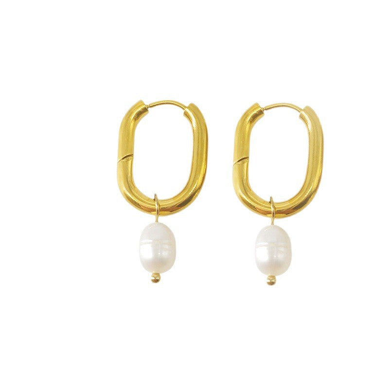 Vintage Handmade Gold Earring
