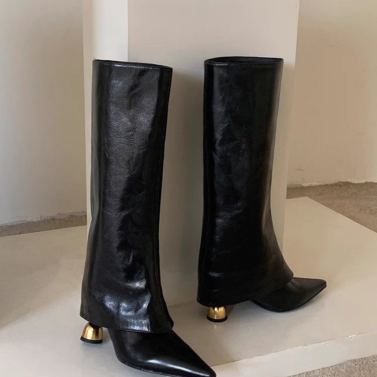 Chic Orthopedic Boots with Unique Design