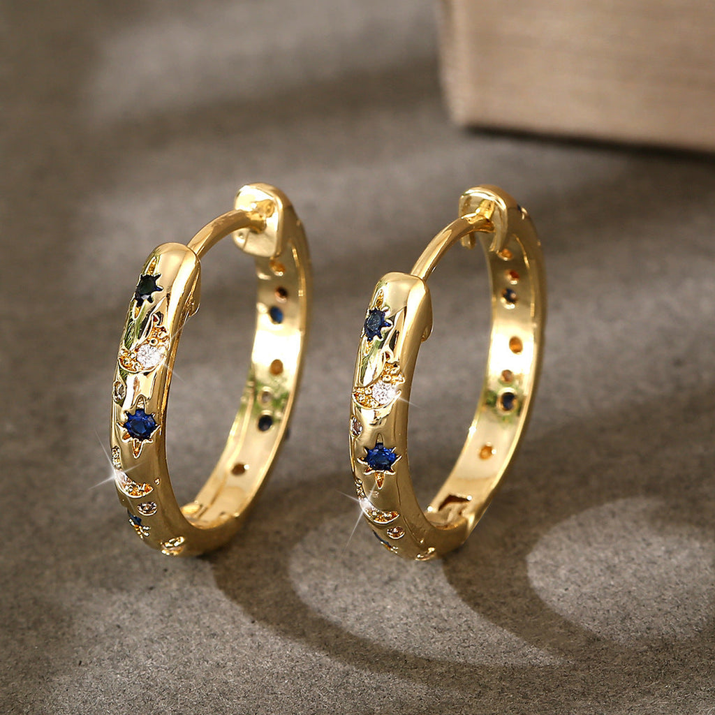 Vintage Handmade Gold Earring