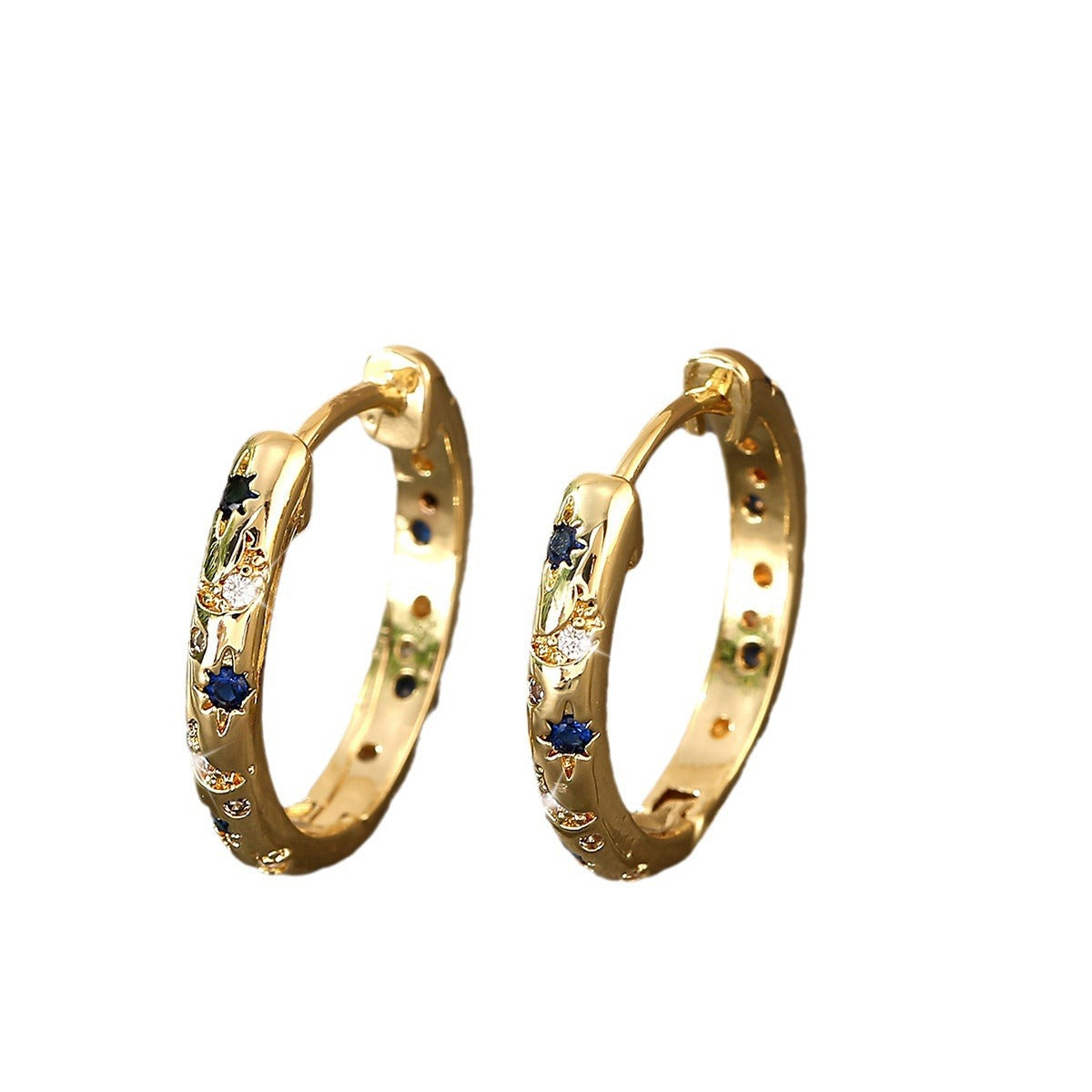 Vintage Handmade Gold Earring