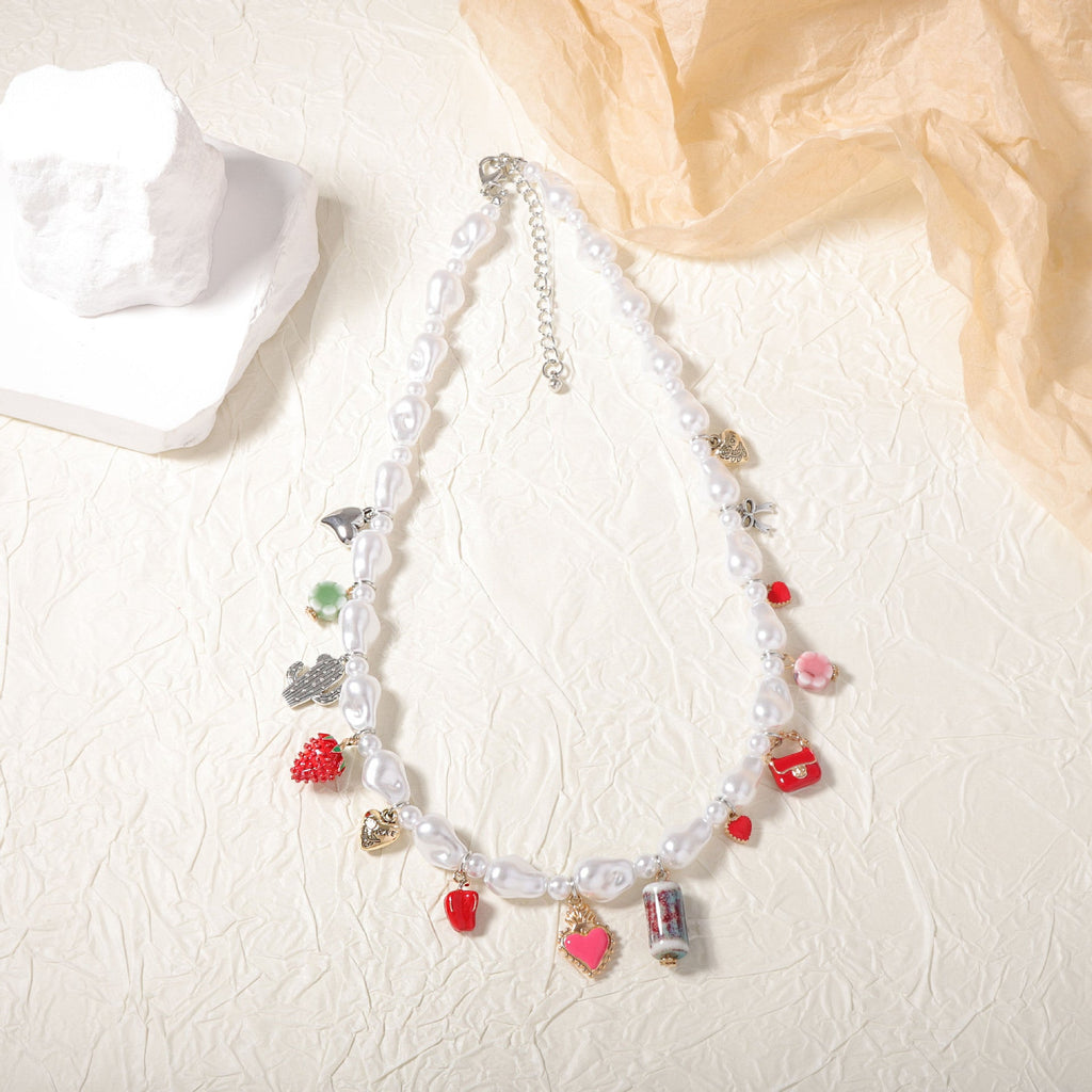 Delicate Artisan Pearl Necklace