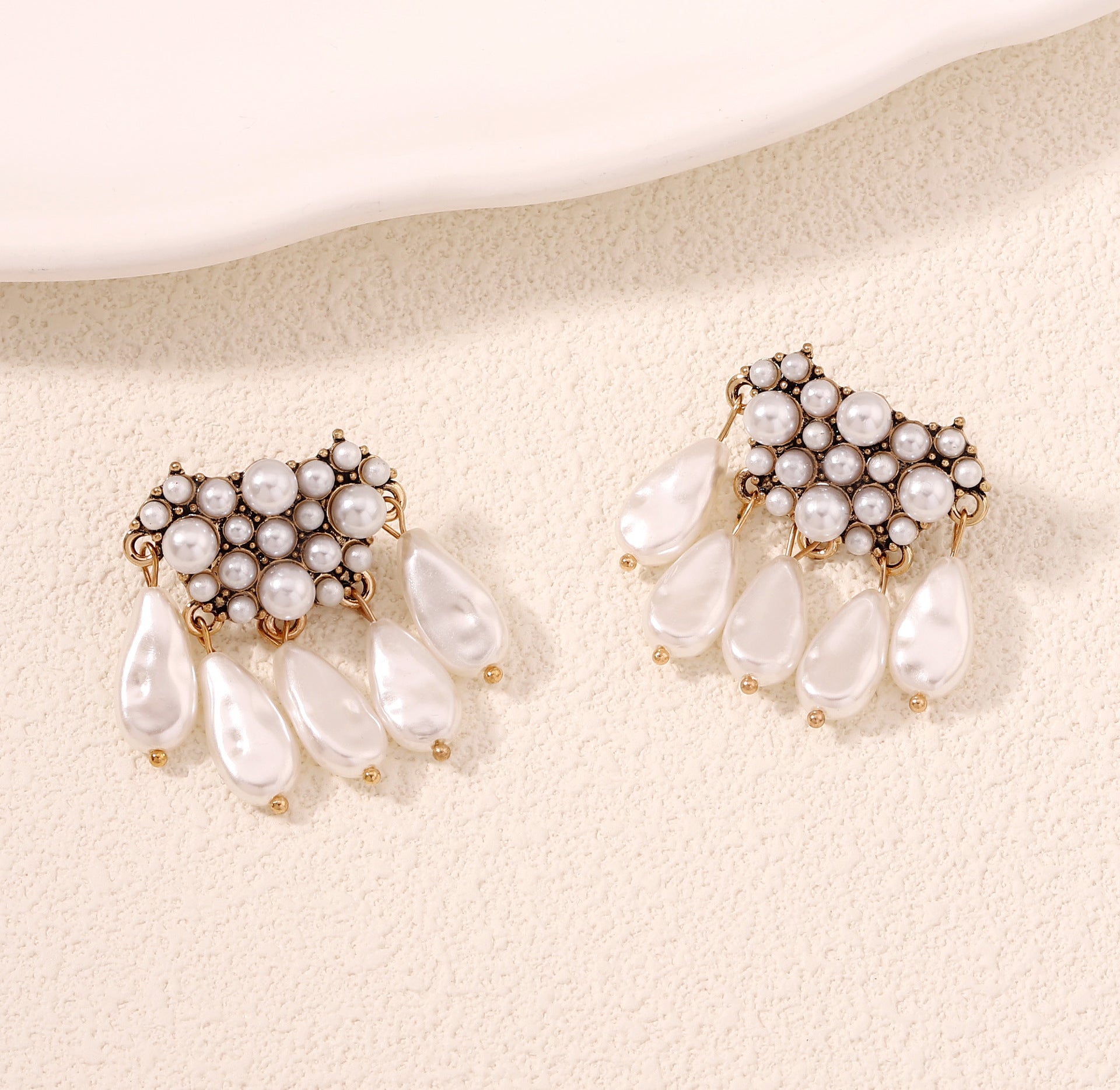 Delicate Artisan Pearl Earring