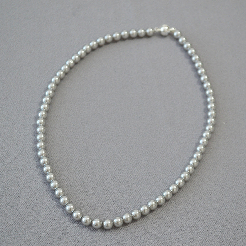 Delicate Artisan Pearl Necklace