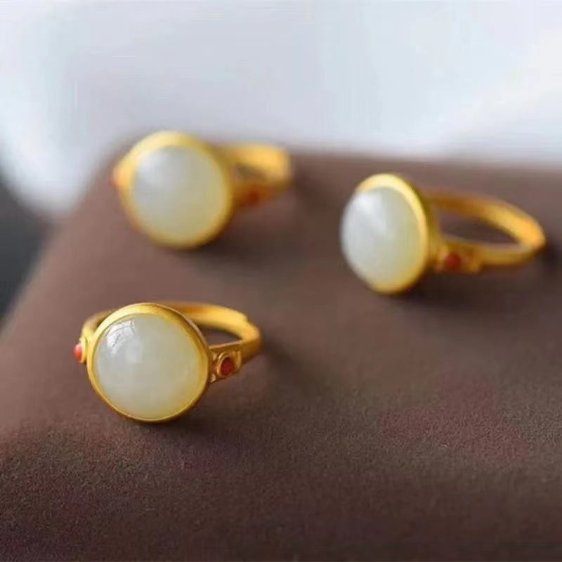 Delicate Artisan Gold Ring