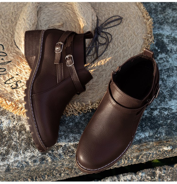 Classic Orthopedic Boots with Timeless Style