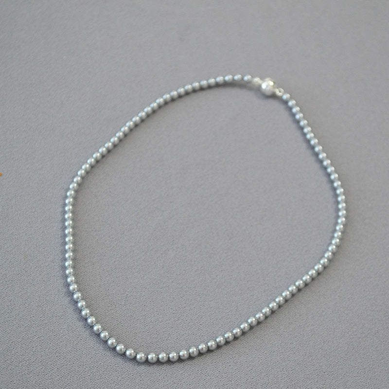 Delicate Artisan Pearl Necklace