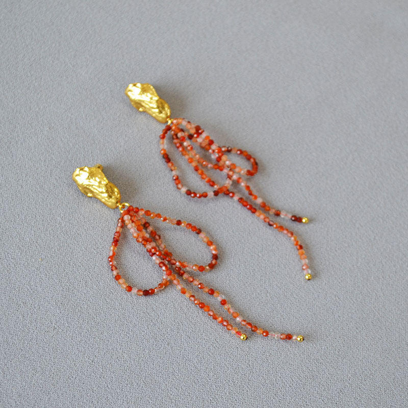 Delicate Artisan Silver Earring