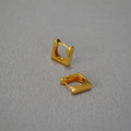 Vintage Handmade Gold Earring