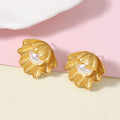 Delicate Artisan Pearl Earring