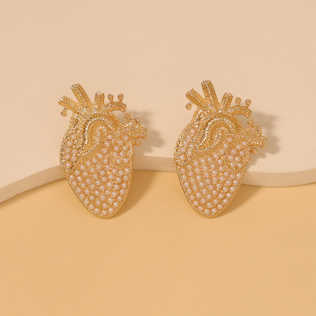 Delicate Artisan Pearl Earring